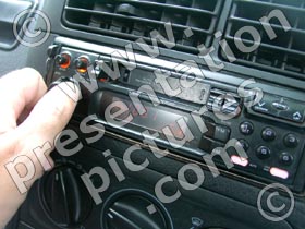 car radio - powerpoint graphics